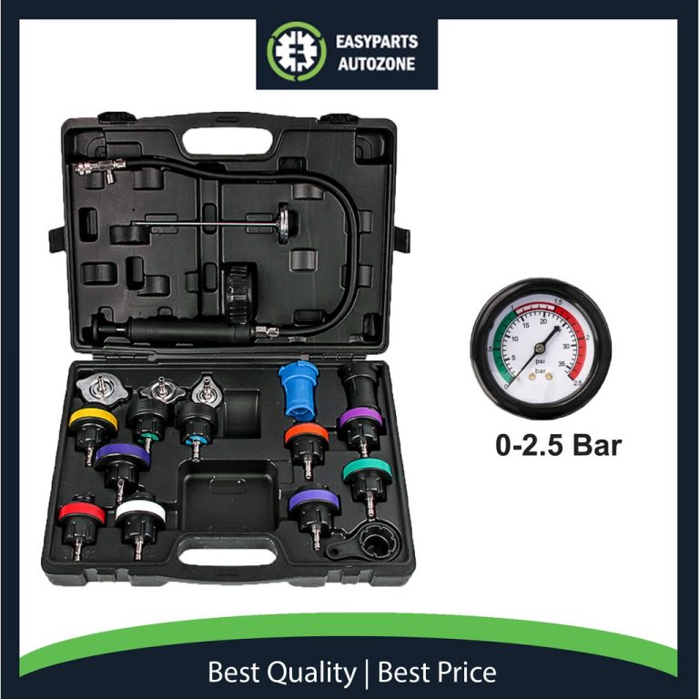 18pcs Radiator Pump Pressure Leak Tester Kit Easyparts Autozone Auto