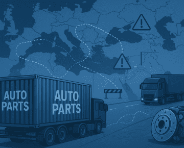 automotive logistics problems conflict regions