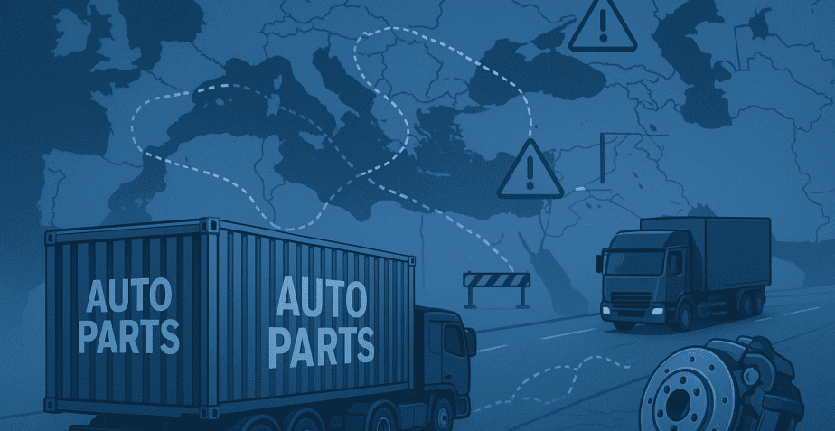 automotive logistics problems conflict regions
