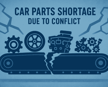 car parts shortage due to conflict
