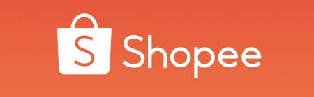 shopee logo with orange background